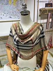 Kitlife Burberry Scarf B Gold Line Plaid Yellow – 70x220cm - 3