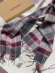 Kitlife Burberry Scarf Red – 30x180 cm - 5