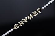 Kitlife Chanel Necklace Fragrant Letters Pearl Long  - 3