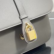 Kitlife Celine Medium Tabou In Smooth Calfskin Grey - #3067 – 22x16x7 cm - 4