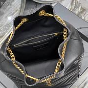 Kitlife YSL Backpack Joe Drawstring Quilted Black  – 672609 - 22×29×15cm - 3