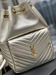 Kitlife YSL Backpack Joe Drawstring Quilted Gold – 672609 - 22×29×15cm - 3