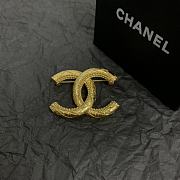 Kitlife Chanel Middle Age Double C Brooch Gold  - 1