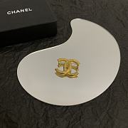 Kitlife Chanel Middle Age Double C Brooch Gold  - 3