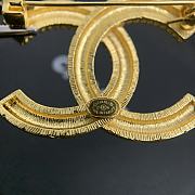 Kitlife Chanel Middle Age Double C Brooch Gold  - 2