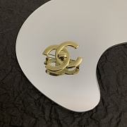 Kitlife Chanel Middle Age Double C Brooch Gold 02 - 4