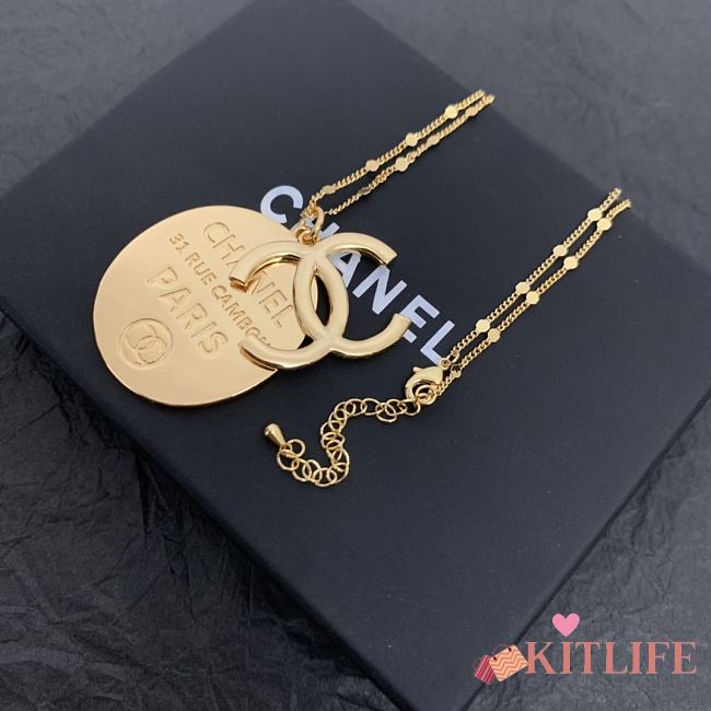 Kitlife Chanel Middle Age Double C Necklace  - 1