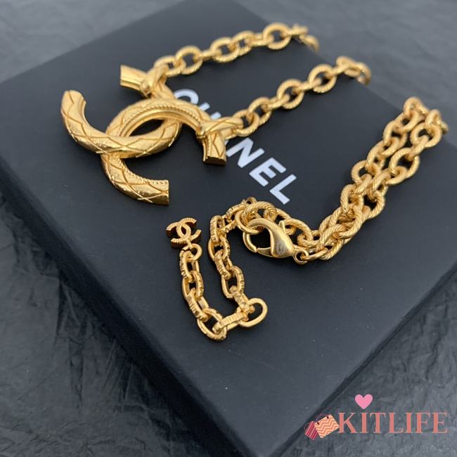 Kitlife Chanel Middle Age Double C Necklace 02 - 1