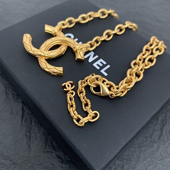 Kitlife Chanel Middle Age Double C Necklace 02