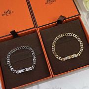 Kitlife Hermes Button With Carbon Diamonds Bracelets  - 1