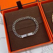Kitlife Hermes Button With Carbon Diamonds Bracelets  - 5