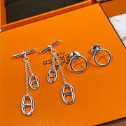 Kitlife Hermes Tassel Silver Earrings - 5