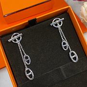 Kitlife Hermes Tassel Silver Earrings - 3