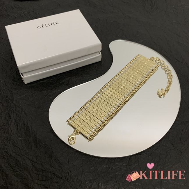 Kitlife Chanel Gold Choker Neacklace - 1