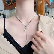 Kitlife Balenciaga B Logo Necklace - 6
