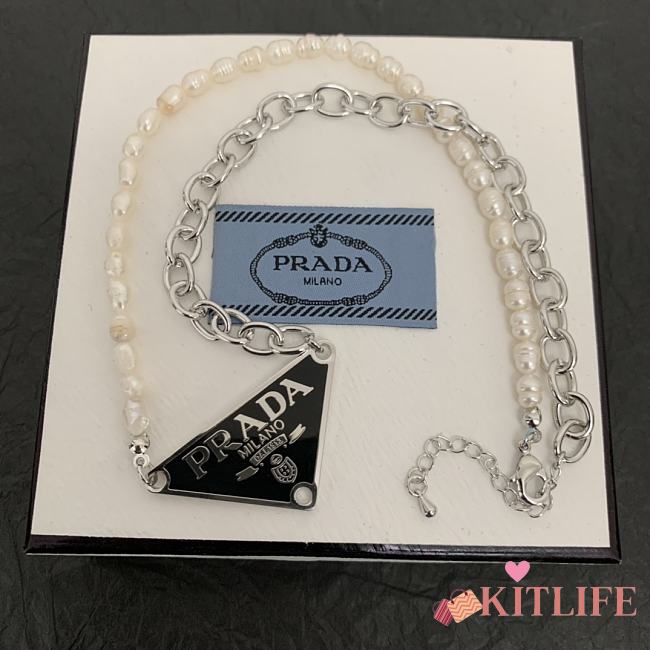 Kitlife Prada Triangle Necklace - 1