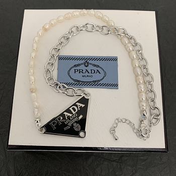 Kitlife Prada Triangle Necklace