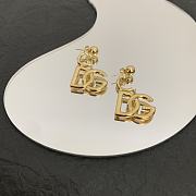 Kitlife Dolce&Gabbana Gemstone DG Letter Show Earrings - 3