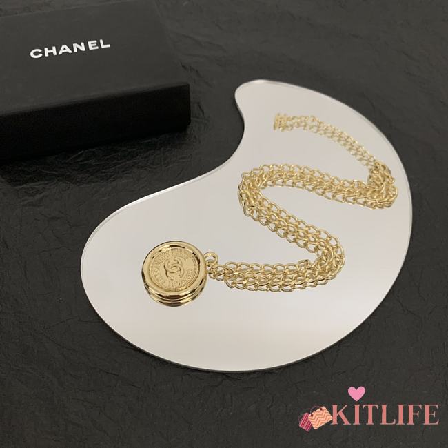 Kitlife Chanel Middle Age Double C Necklace 03 - 1