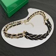 Kitlife Bottega Veneta Leather Necklace - 6