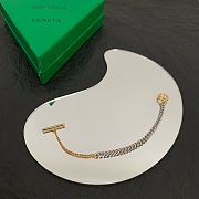 Kitlife Bottega Veneta Gold-Plated Silver And Silver Chain Bracelet Bracelet  - 4