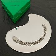 Kitlife Bottega Veneta Silver And Flat Tag Chain Bracelet  - 6