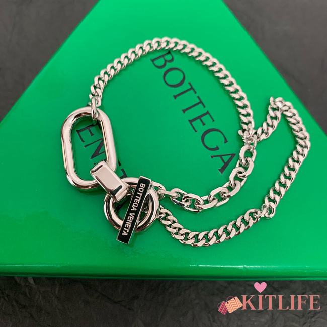 Kitlife Bottega Veneta Silver Chain Bracelet  - 1