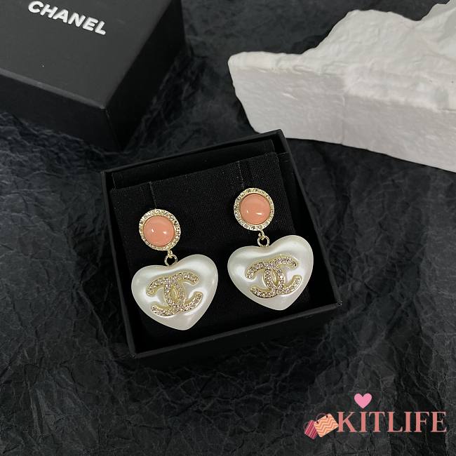 Kitlife Pearl Love Earrings - 1