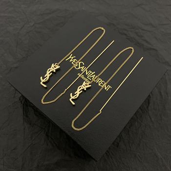 Kitlife YSL Bronze and Gold Earrings