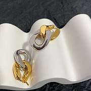 Kitlife Bottega Veneta Chain Drop Gold and Silver Earrings  - 6