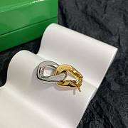 Kitlife Bottega Veneta Chain Drop Gold and Silver Earrings  - 5