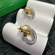 Kitlife Bottega Veneta Chain Drop Gold and Silver Earrings  - 4