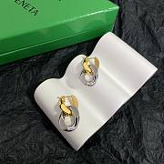 Kitlife Bottega Veneta Chain Drop Gold and Silver Earrings  - 2