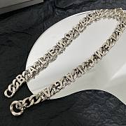 Kitlife Balenciaga Vintage Brass Thick Gold Plating Chain Necklace - 6