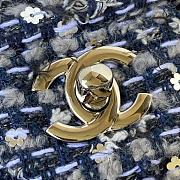 Kitlife Chanel Woolen Embroidered Beaded Chain Bag – A01112 - 25cm - 6