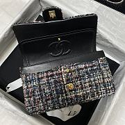 Kitlife Chanel Embroidered Tweed Classic Flap Bag Multicolor – 25.5 cm - 5