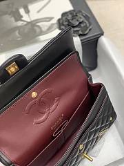 Kitlife Chanel Flap Bag CF Bagde Imported Cowhide Black – 25 cm - 5