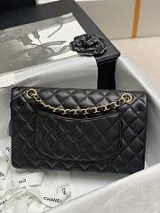 Kitlife Chanel Flap Bag CF Bagde Imported Cowhide Black – 25 cm - 2