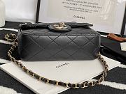 Kitlife Chanel Classic Letters and Bagde Sheepskin Black – 23cm - 6