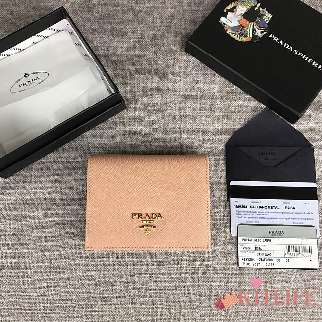Kitlife Prada Wallet Beige - 1MV204 – 11.2x8.5cm - 1