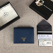 Kitlife Prada Wallet Navy Blue - 1MV204 – 11.2x8.5cm - 1