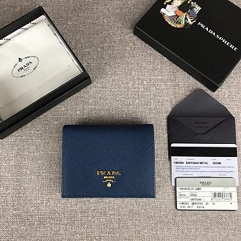 Kitlife Prada Wallet Navy Blue - 1MV204 – 11.2x8.5cm