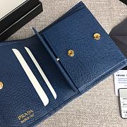 Kitlife Prada Wallet Navy Blue - 1MV204 – 11.2x8.5cm - 4