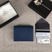 Kitlife Prada Wallet Navy Blue - 1MV204 – 11.2x8.5cm - 3