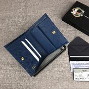 Kitlife Prada Wallet Navy Blue - 1MV204 – 11.2x8.5cm - 2