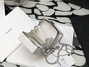 Kitlife Chanel Mirror Box Bag White – 12.7x12.7x7.6cm - 6