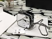Kitlife Chanel Mirror Box Bag Black – 12.7x12.7x7.6cm - 1