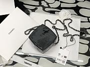 Kitlife Chanel Mirror Box Bag Black – 12.7x12.7x7.6cm - 5