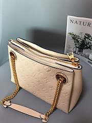 Kitlife Louis Vuitton SURENE BB Monogram Empreinte leather Handbag Beige – M43877 – 24x17x11 cm - 2