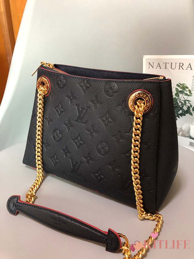 Kitlife Louis Vuitton SURENE BB Monogram Empreinte leather Handbag Black With Re Lining – M43750 – 24x17x11 cm - 1